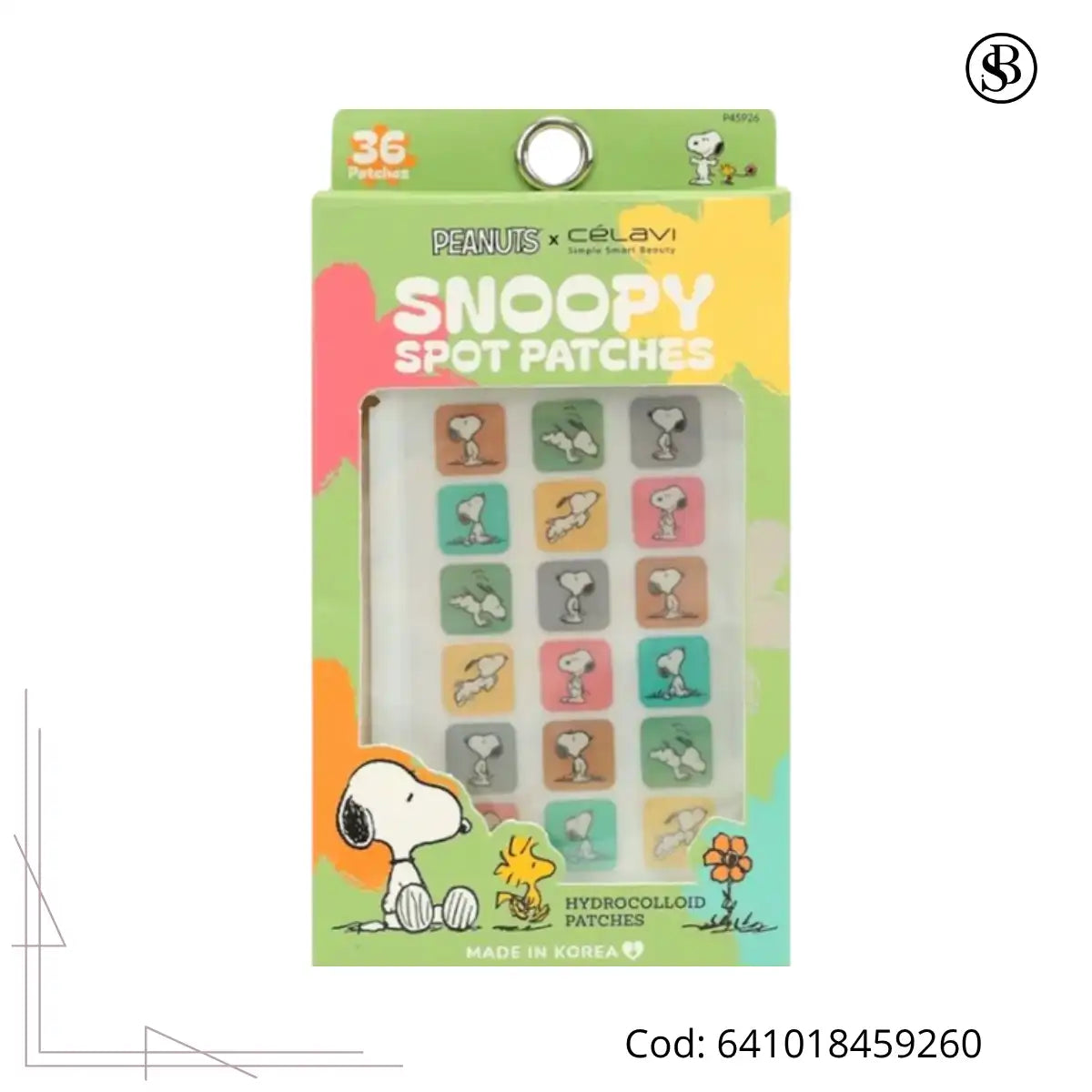 Parches Tratamiento Acne Snoopy