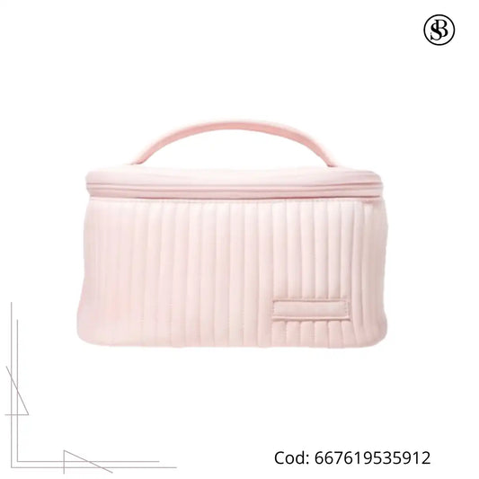 Cosmetiquera Grande Rosa