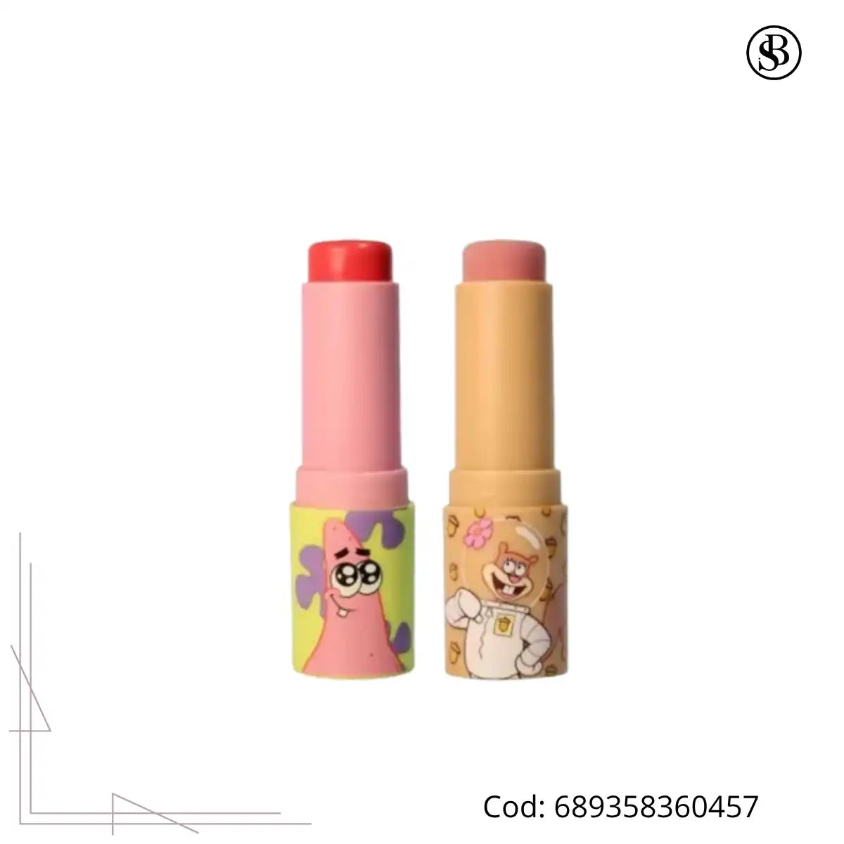 Set De Rubores En Barra Blushing Budies Bob Esponja